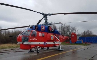 В Москве подожгли вертолёт принадлежащий «Московскому авиационному центру»